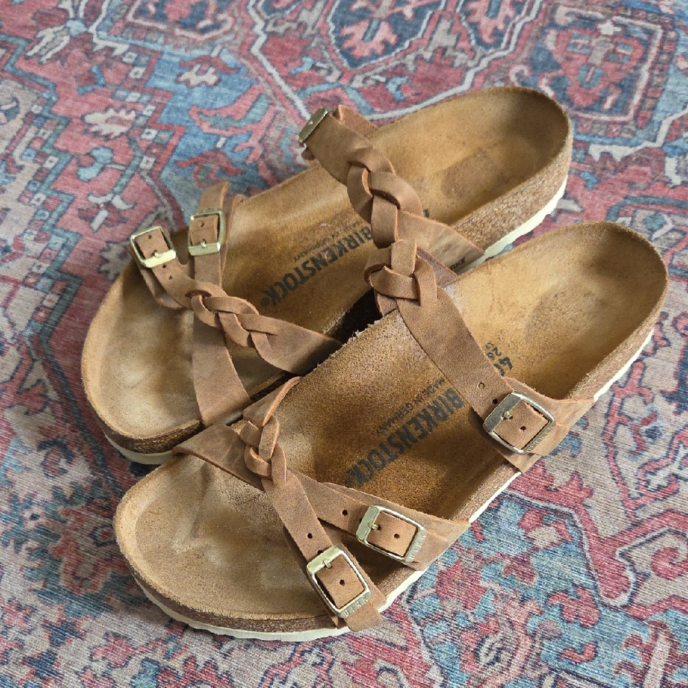 Birkenstock Brown Braided Sandals